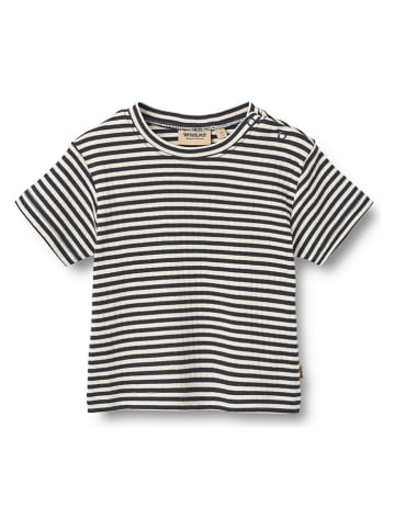 Wheat Shirt "Fabian" in Creme/ Schwarz