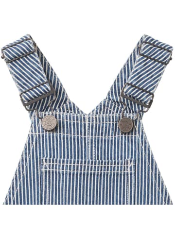 Wheat Jeanslatzhose "Lykke" in Blau/ Weiß