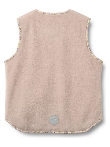 Wheat Fleece bodywarmer "Nonno" beige
