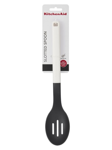 KitchenAid Schaumlöffel in Weiß/ Schwarz - (L)34 cm