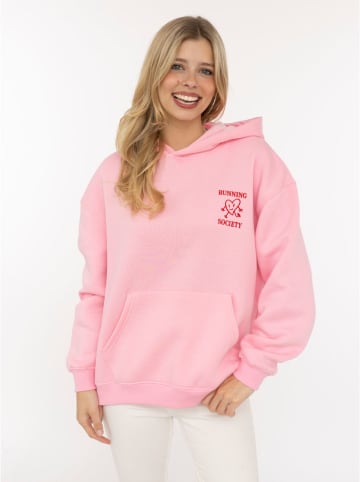 Zwillingsherz Hoodie "Sunshiny Smile" roze