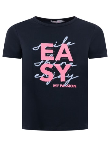 Zwillingsherz Shirt "Easy" in Dunkelblau