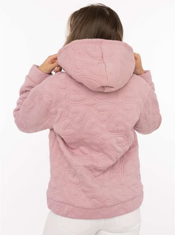 Zwillingsherz Sweatjacke "Endless Love" in Rosa