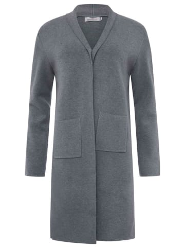Zwillingsherz Longcardigan "Jessi" in Grau