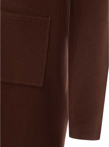 Zwillingsherz Longcardigan "Jessi" in Braun