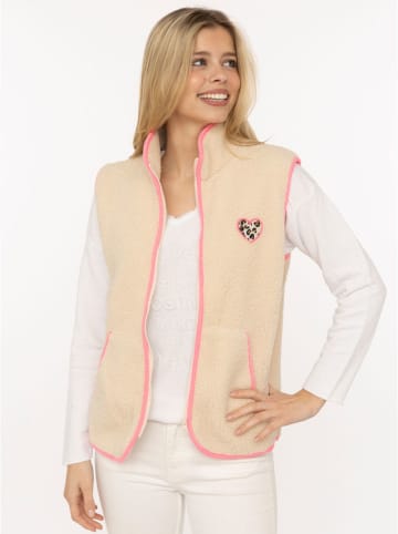Zwillingsherz Teddybodywarmer "Leo Herzpatch" beige