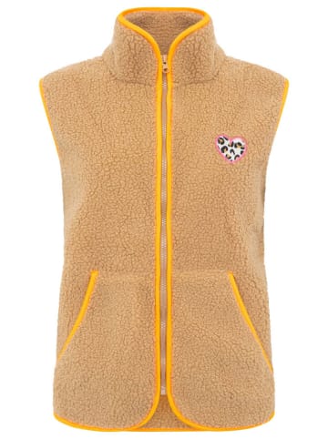 Zwillingsherz Teddybodywarmer "Leo Herzpatch" lichtbruin