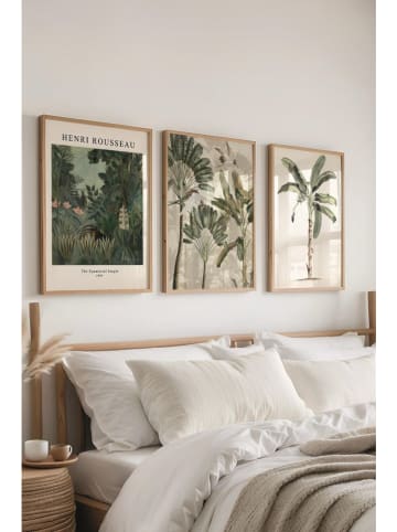 ABERTO DESIGN 3er-Set: Gerahmte Kunstdrucke