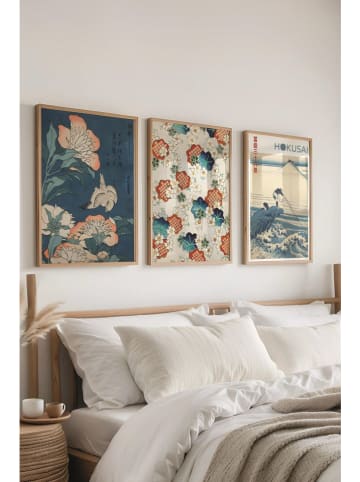 ABERTO DESIGN 3-delige set: ingelijste kunstdrukken