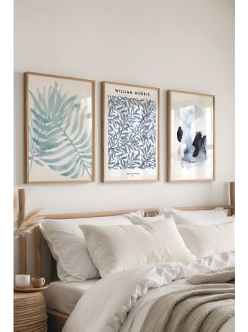 ABERTO DESIGN 3-delige set: ingelijste kunstdrukken