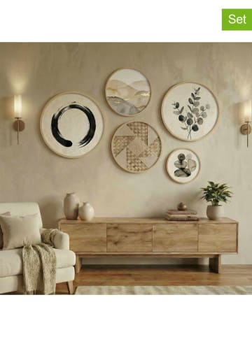 ABERTO DESIGN Druki artystyczne (5 szt.) w ramce
