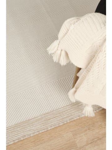 ABERTO DESIGN Kurzflor-Teppich in Creme/ Beige