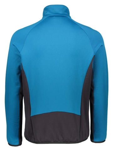 Jack Wolfskin Fleece vest "Sky Peak" blauw/zwart/grijs