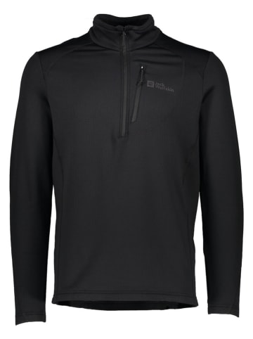 Jack Wolfskin Fleecepullover "Kolbenberg" in Schwarz