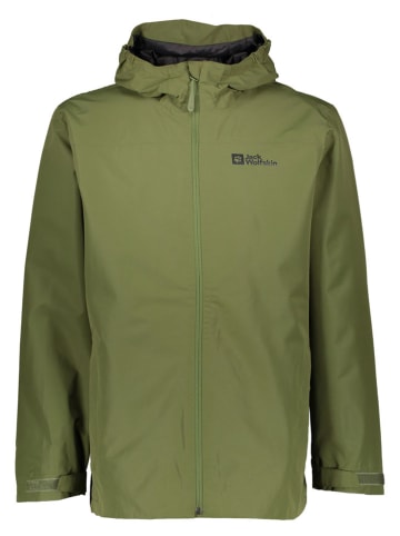 Jack Wolfskin Regenjas "Besler" olijfgroen