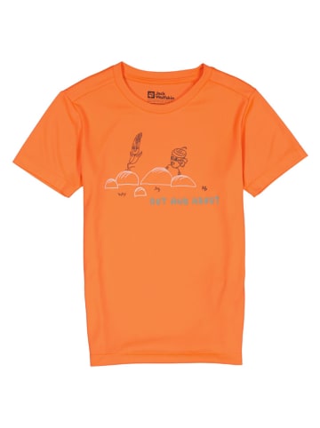 Jack Wolfskin Functioneel shirt "Out And About" oranje