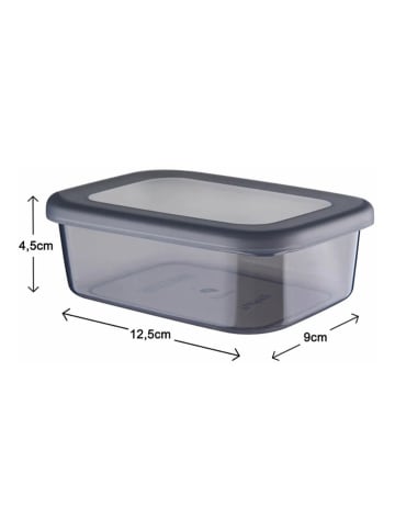 Violeta Home 12er-Set: Vorratsbehälter in Anthrazit - 250 ml