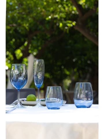 Violeta Home 4er-Set: Gläser in Blau - 570 ml