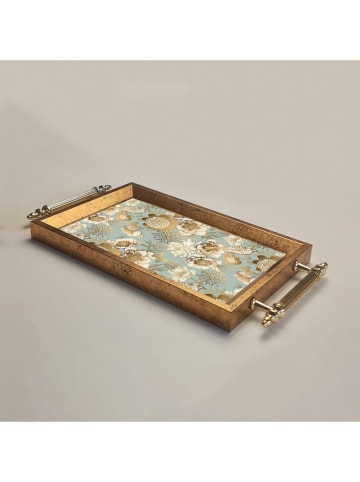 Violeta Home Taca w kolorze błękitno-beżowo-jasnobrązowym - 34 x 18 cm