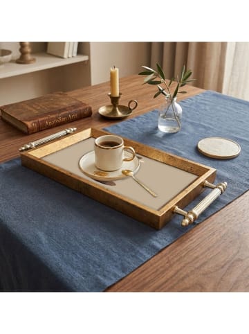 Violeta Home Dienblad beige/lichtbruin - (L)34 x (B)18 cm