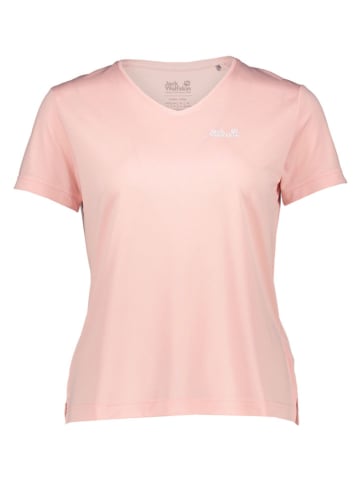 Jack Wolfskin Functioneel shirt "Wildtrail" lichtroze
