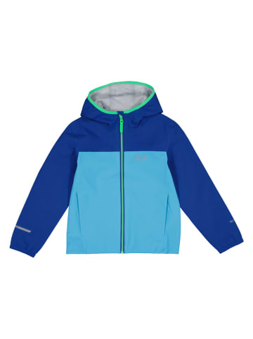Jack Wolfskin Regenjas "Adventuretribe" blauw