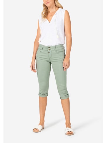 Timezone Rybaczki dżinsowe "Enya" - Slim fit - w kolorze zielonym