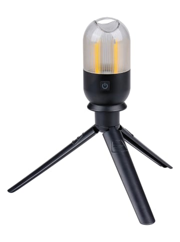 GRUNDIG Lampa kempingowa w kolorze czarnym - wys. 19 cm