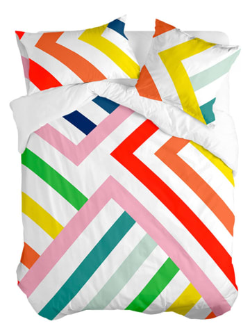 Happy Friday Poszwa "Happy stripes" ze wzorem na kołdrę