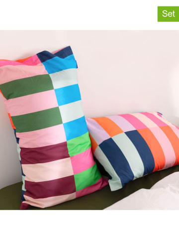 Happy Friday 2er-Set: Kissenhüllen "Color pop" in Bunt