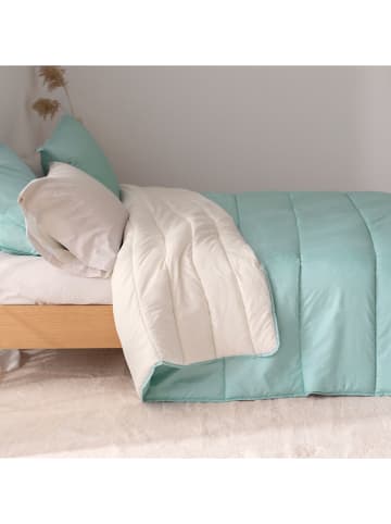 BASIC GOOD NIGHT Tagesdecke "Basic" in Mint/ Creme