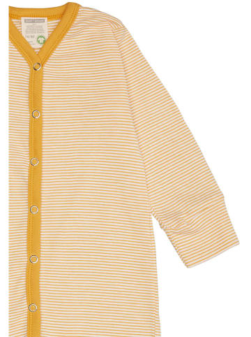 loud + proud Schlafoverall in Orange/ Creme