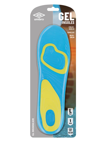 Umbro Gel-Einlegesohlen in Hellblau