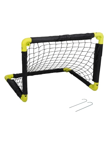 Dunlop Fußballtor in Schwarz - (B)53,5 x (H)44 x (T)44,5 cm