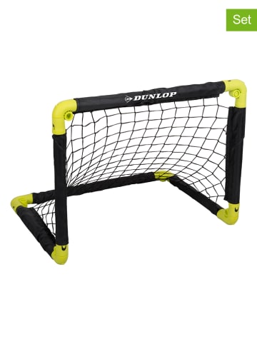 Dunlop 2er-Set: Fußballtore in Schwarz - (B)55 x (H)44 x (T)44 cm