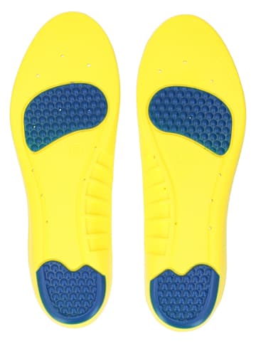 Umbro Sportschuh-Massageeinlagen in Gelb/ Blau