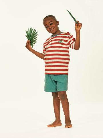Sense Organics Shirt "Oswin" crème/rood