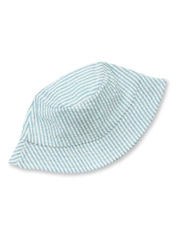 Sense Organics Hoed "Beke" lichtblauw/wit