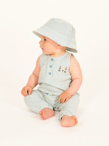 Sense Organics Hoed "Beke" lichtblauw/wit