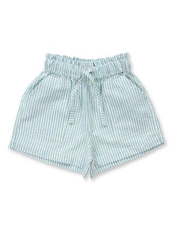 Sense Organics Shorts "Olivia" in Hellblau/ Weiß