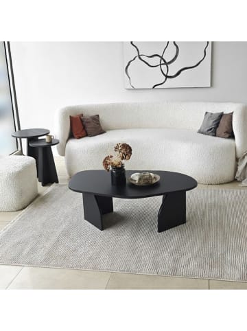 Scandinavia Concept Couchtisch "Nova" in Schwarz - (B)100 x (H)35 x (T)60 cm