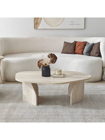 Scandinavia Concept Couchtisch "Nova" in Beige - (B)100 x (H)35 x (T)60 cm
