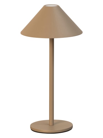 FH Lighting LED-Außenleuchte "Prato" in Beige - (H)25 x Ø 12,5 cm