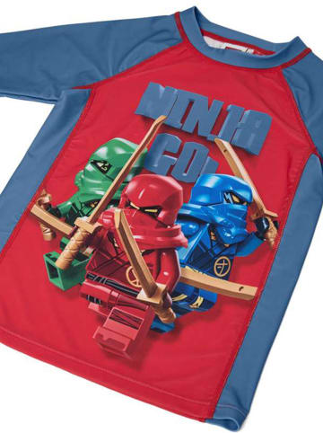 LEGO Badeshirt "Waiko" in Rot/ Blau