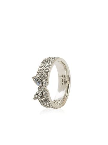Pandora Silber-Ring mit Edelsteinen