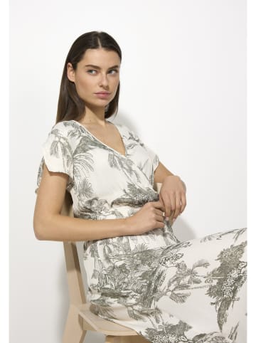 More & More Kleid in Creme/ Grün