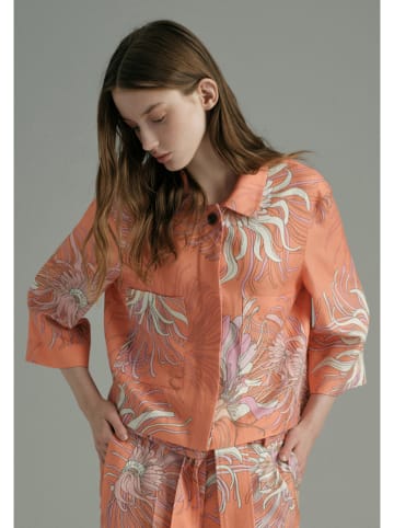 More & More Bluse in Orange/ Rosa