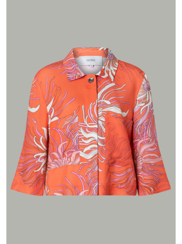 More & More Bluse in Orange/ Rosa