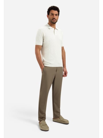 No Excess Poloshirt in Creme