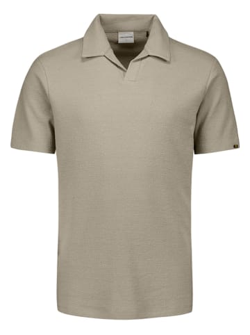 No Excess Poloshirt in Taupe
